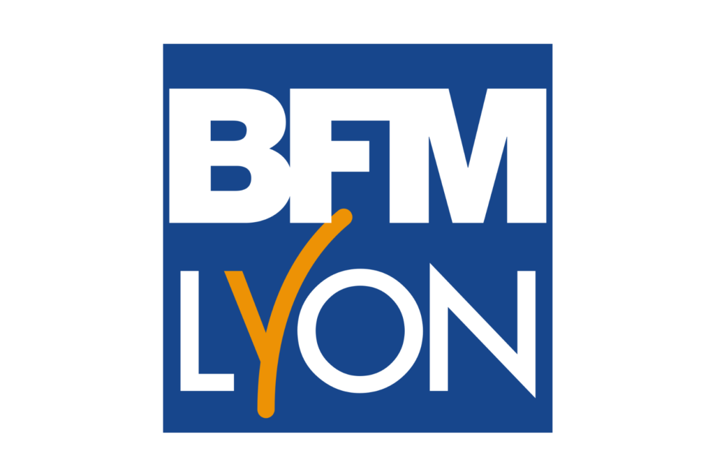 Logo du média BFM Lyon.