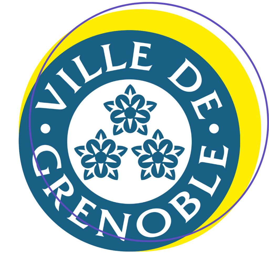 Logo officiel de la Ville de Grenoble, représentant les services locaux d'accueil téléphonique